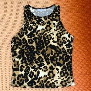 leopard print tank top